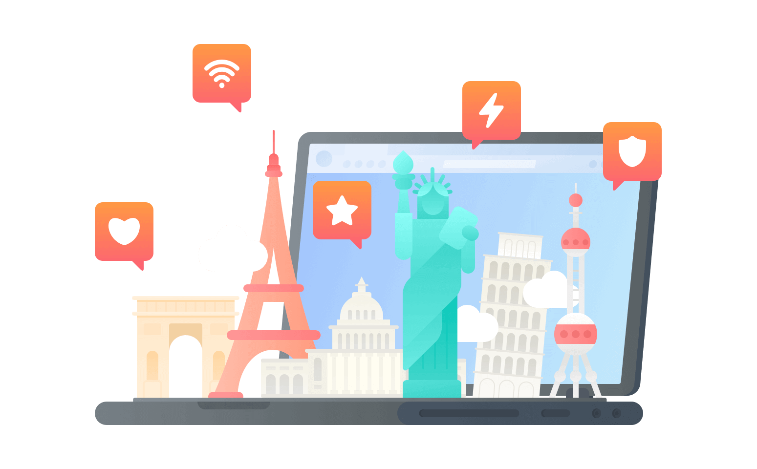 在库克群岛连接到中国的加速器 - 返华VPN